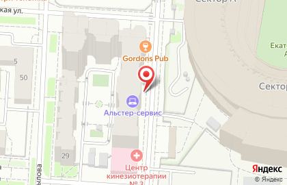 Спортивно-экипировочный центр Екаспорт.ру в Верх-Исетском районе на карте