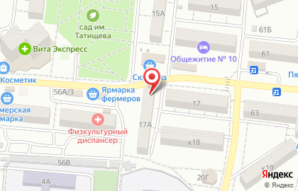 Парикмахерская Вероника в Ленинском районе на карте