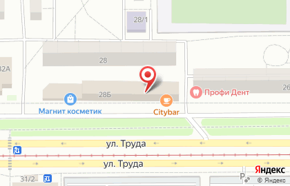 Citybar на улице Труда на карте