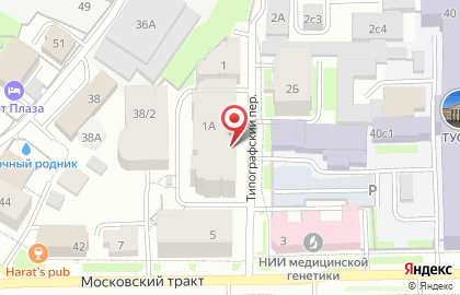 Московская коллегия адвокатов Магнетар в Типографском переулке на карте