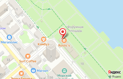 Кафе Барбарис в Новороссийске на карте