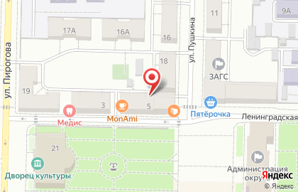 ОАО КБ Солидарность на улице Ленинградской на карте
