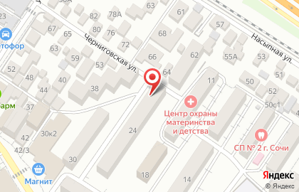 ООО НовоСтрой на Черниговской улице на карте