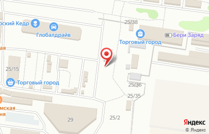 Кафе в Омске на карте