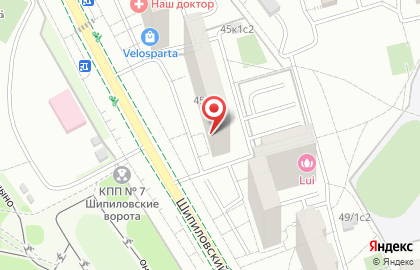 Магазин Красное & Белое в Москве на карте