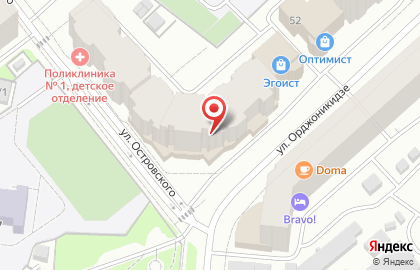 Банкомат АКБ Московский областной банк, филиал в г. Якутске на улице Орджоникидзе на карте