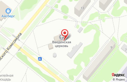 Свято-Введенская церковь на карте