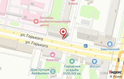 ОКОННЫЙ КОНТИНЕНТ на улице Горького на карте