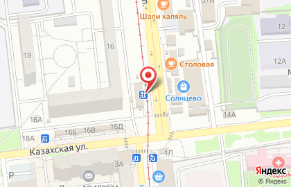 Теплый хлебушек на Казахской улице на карте