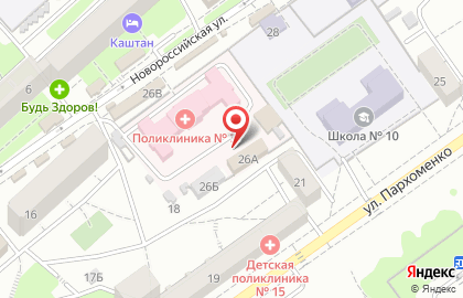 Ной на Новороссийской улице на карте