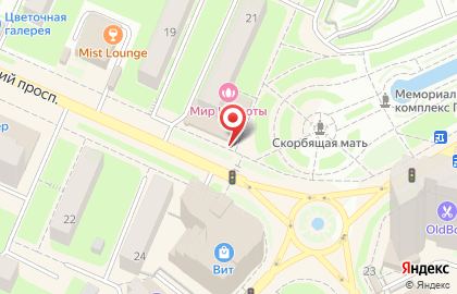 Салон сотовой связи МегаФон на Московском проспекте на карте