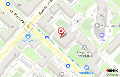 Люберецкое территориальное управление силами и средствами, ГКУ Мособлпожспас на карте