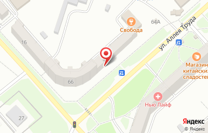 Колобок на улице Аллея Труда на карте