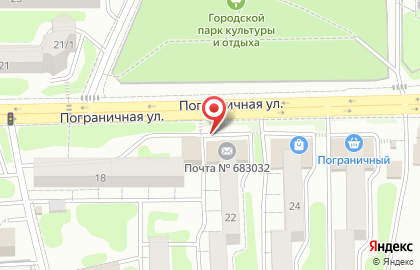 Киоск овощей и фруктов в Петропавловске-Камчатском на карте