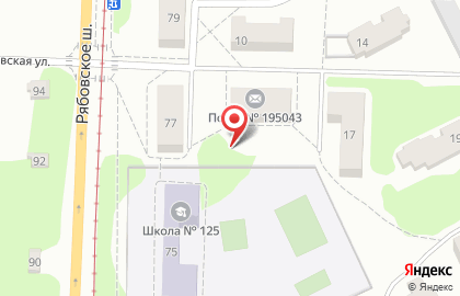 Почтовое отделение №43, Красногвардейский район на карте