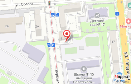 Управление гражданской защиты г. Ульяновска на Верхнеполевой улице на карте
