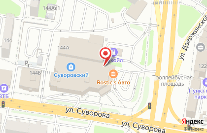 Магазин спортивного питания Сура-Спорт в Ленинском районе на карте