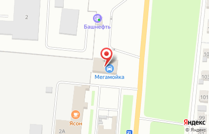 Автомойка Мегамойка на Московской улице на карте