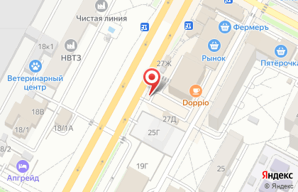 Рекламный щит 3х6м. на проспекте Кулакова на карте