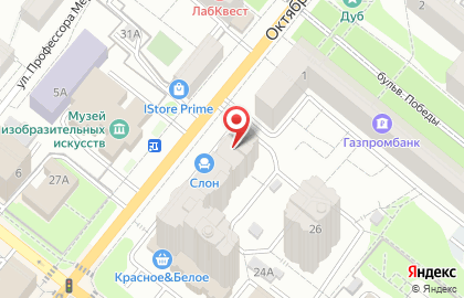 Магазин ОБОИ на Октябрьской улице на карте