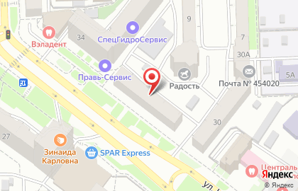 Mirra на улице Курчатова на карте