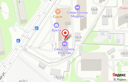 Кабинет Классика Массажа на метро Севастопольская на карте