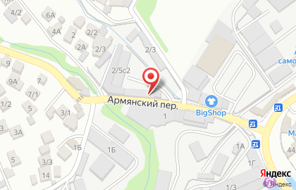 Магазин автозапчастей Грузовой в Армянском переулке на карте