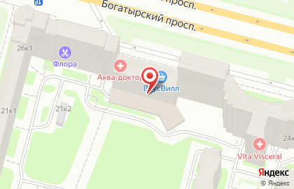 Автошкола АвтоСити на Богатырском проспекте на карте