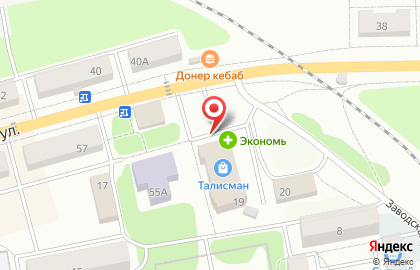 Магазин цветов и семян на Заводской улице на карте