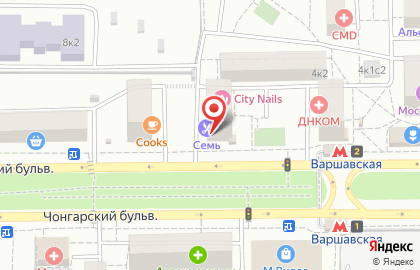 Варшавский, МУ на карте