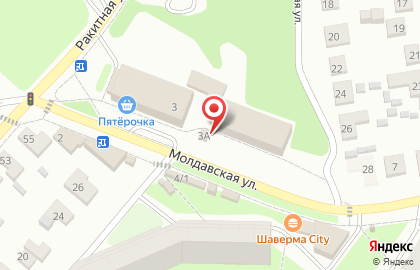 Магазин товаров для животных Дружок на карте