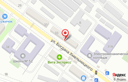 Студия красоты MIXton на улице Богдана Хмельницкого на карте