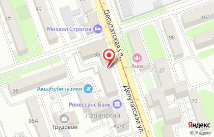 Парикмахерская Лотос на Депутатской улице на карте