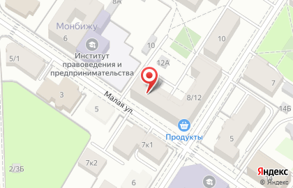 Продукты в Пушкине на карте