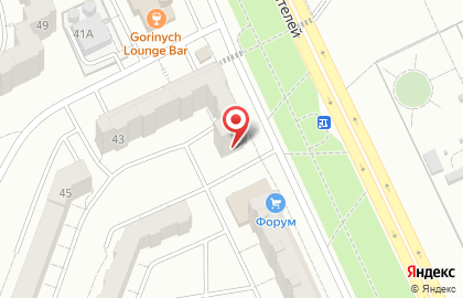 Аптечный пункт Ромашка на проспекте Строителей на карте