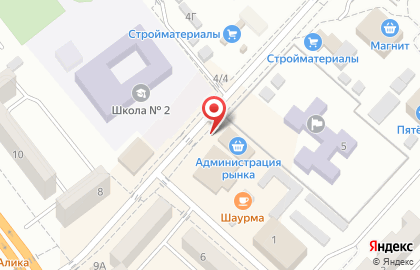 Киоск фастфудной продукции на Волжской улице на карте