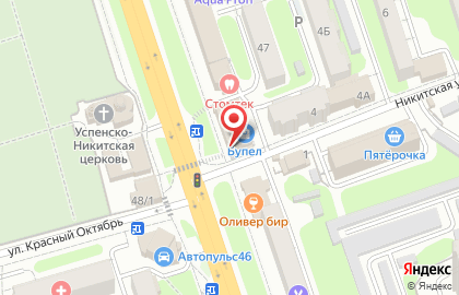 Банк ВТБ в Курске на карте
