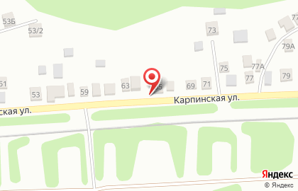 Динамо в Правобережном округе на карте