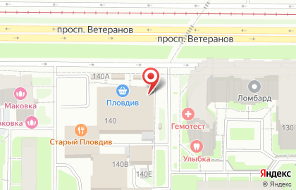 Магазин цветов в Санкт-Петербурге на карте