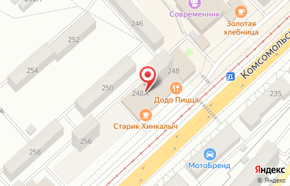 Магазин текстиля в Орле на карте