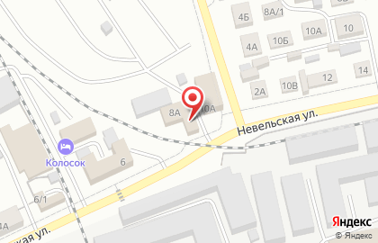 Продовольственный магазин в Центральном районе на карте