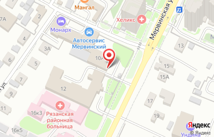 Центр профессионального отбора Управления МВД по Рязанской области на карте
