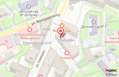 Парикмахерская POPS на улице Семашко на карте