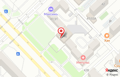 Компания по производству натяжных потолков Уют мастер на карте