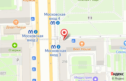 Киоск по продаже печатной продукции СИиР на Московском проспекте, 216а киоск на карте