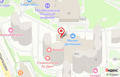 Castrol на улице Удальцова на карте