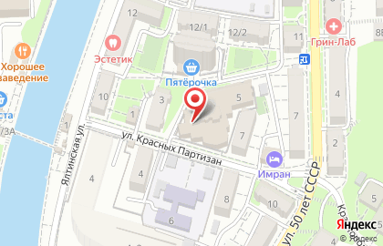 Банкомат Юго-Западный Банк Сбербанка России на улице Красных Партизан на карте