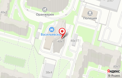 Автомоечный комплекс Васильевский на карте