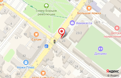 Спортивная школа Динамо в Советском районе на карте