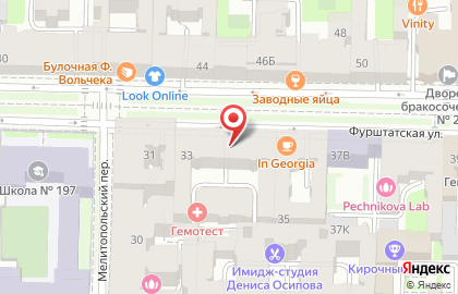 Центр эстетической медицины ЛазерМед на Фурштатской улице на карте